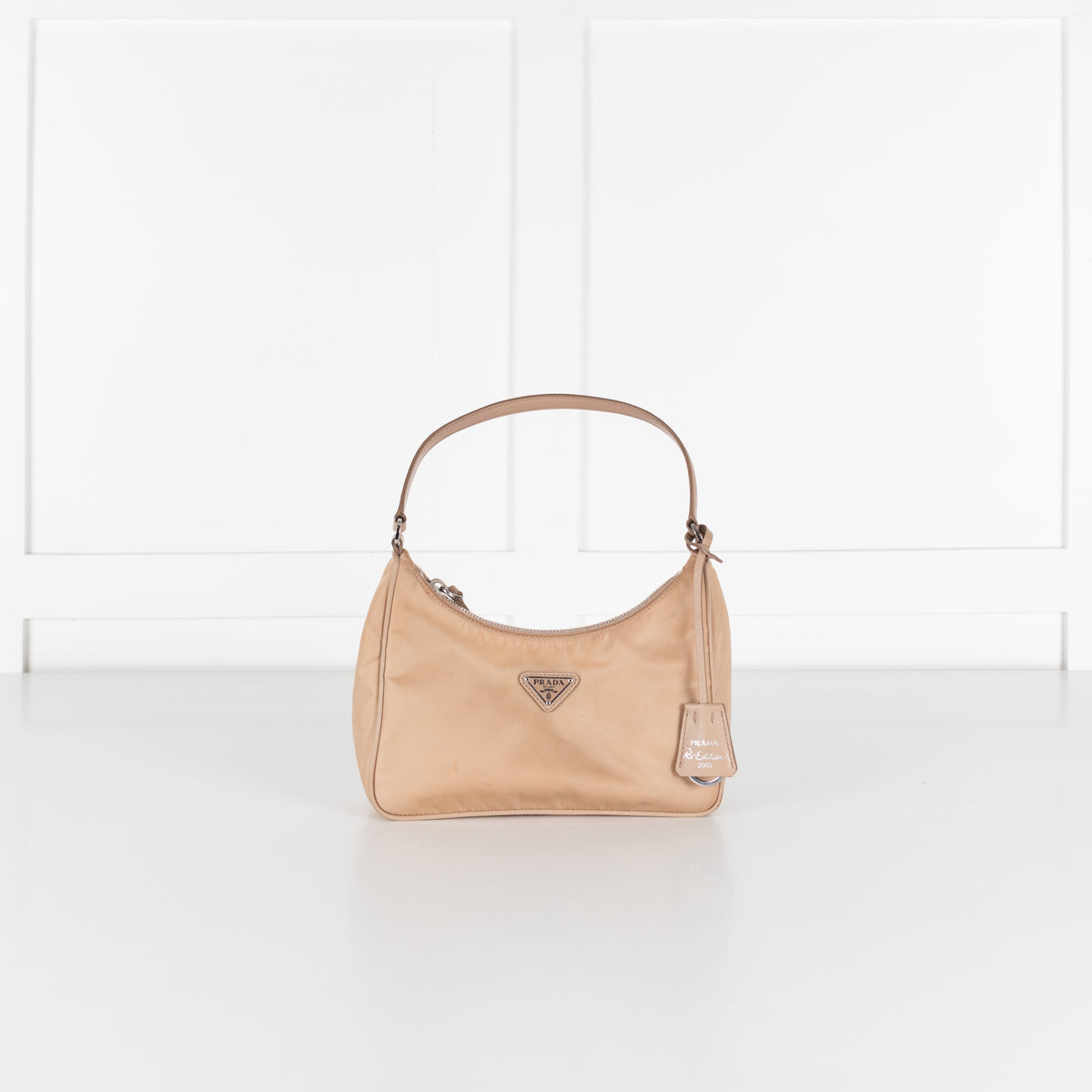 Prada Beige Re-Edition 2005 Re-Nylon Mini Bag