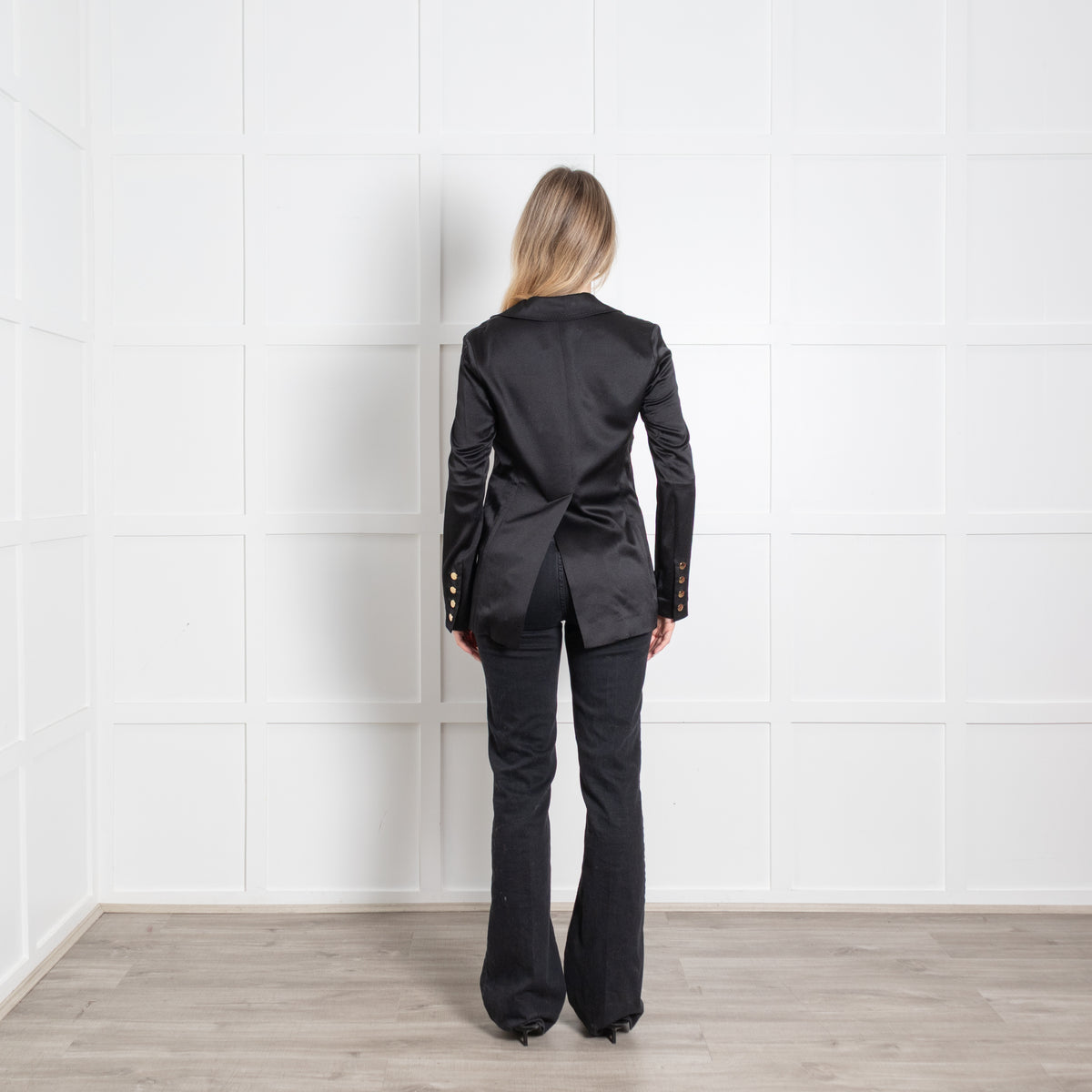 Diane Von Furstenberg Black Soft Fit Blazer Jacket