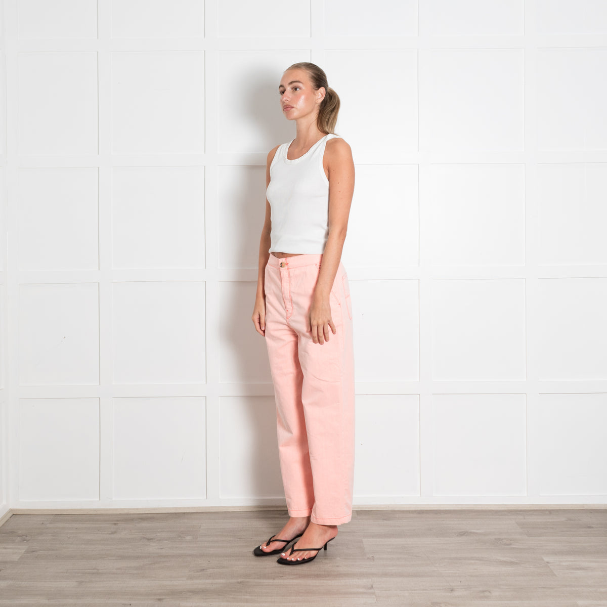 Bellerose Orange Cotton Chinos