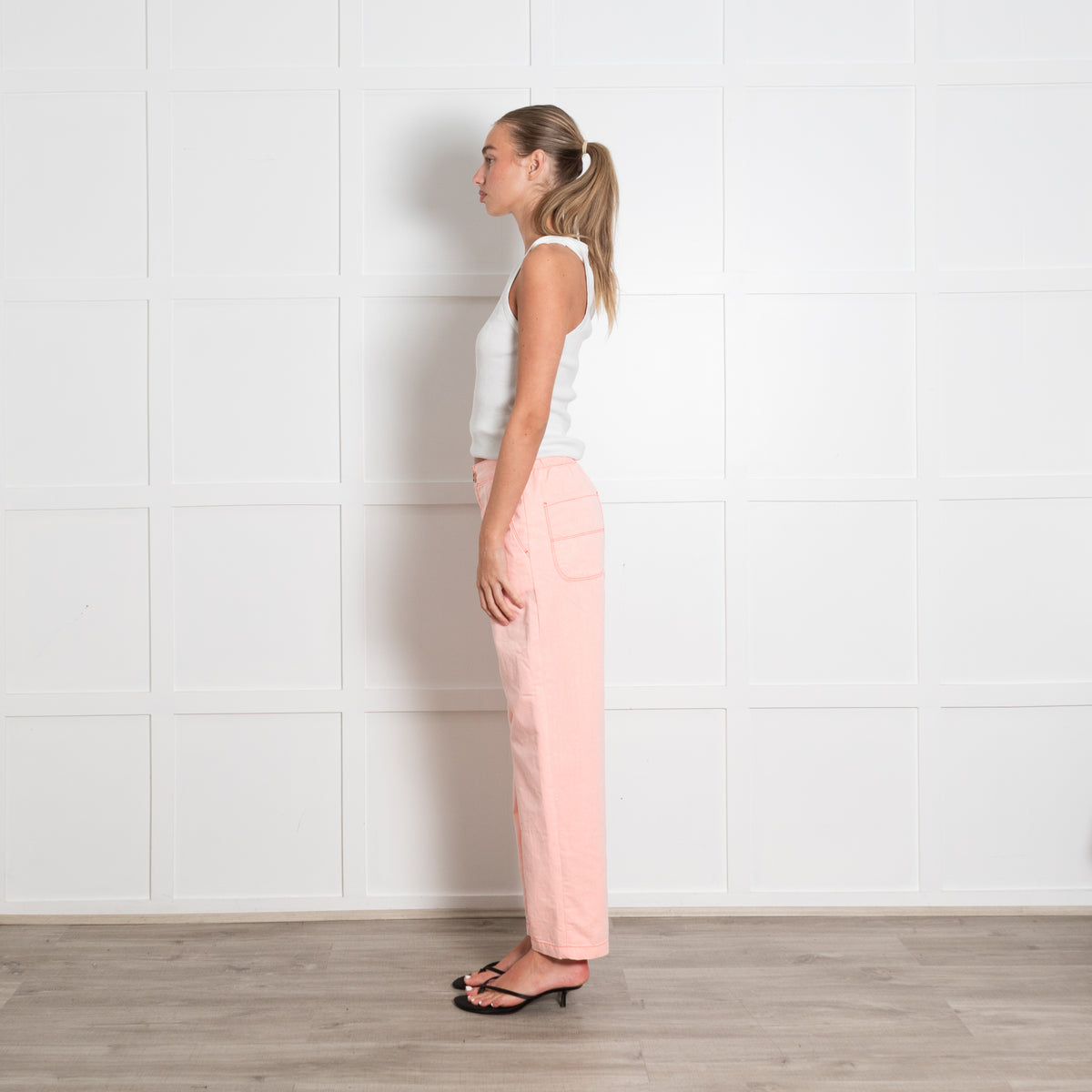 Bellerose Orange Cotton Chinos