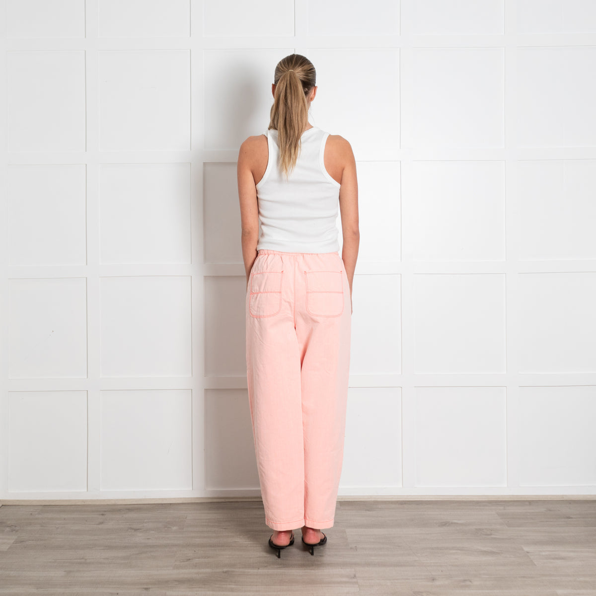 Bellerose Orange Cotton Chinos