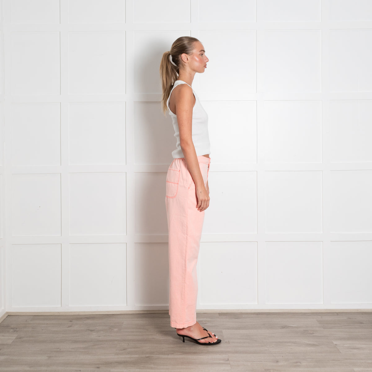 Bellerose Orange Cotton Chinos