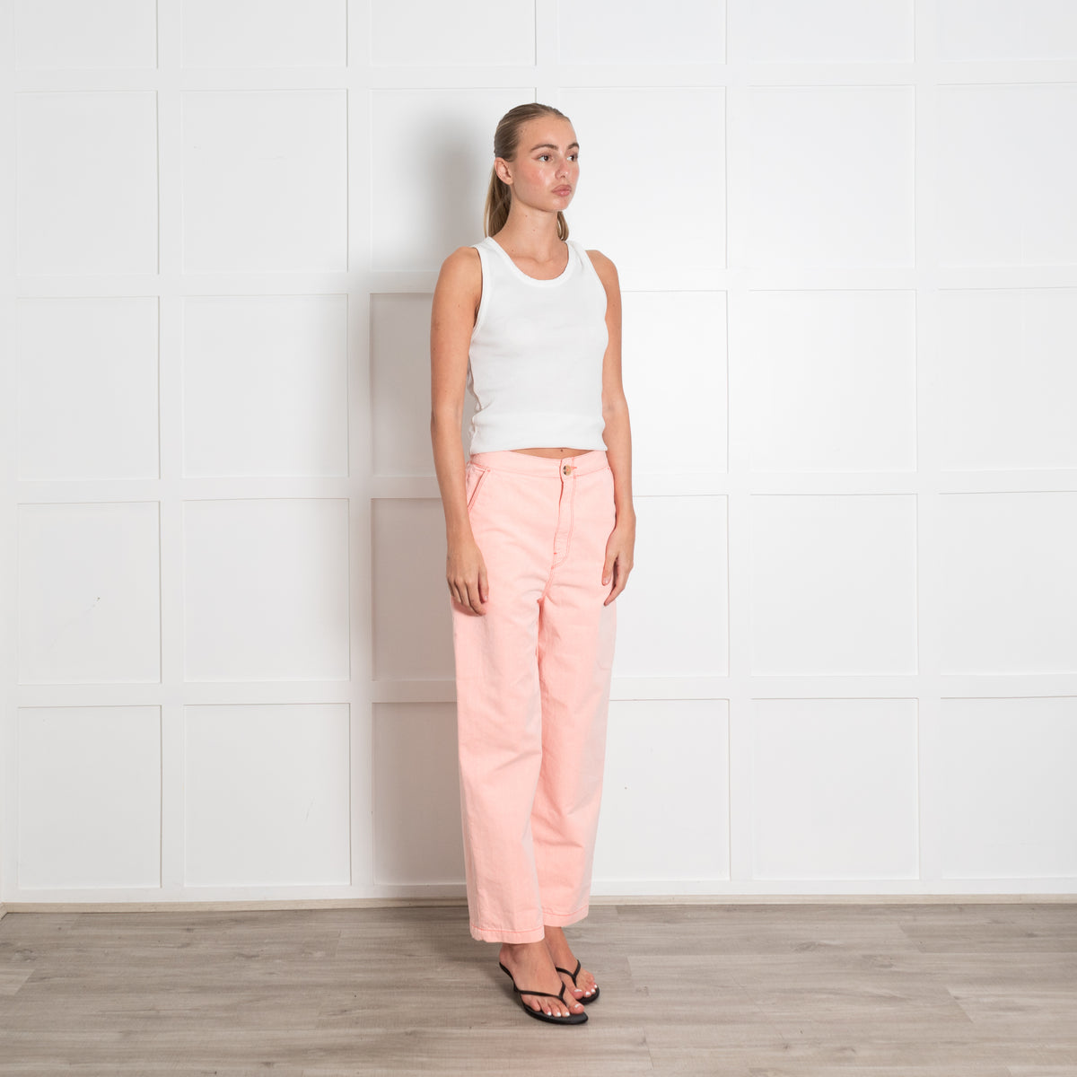 Bellerose Orange Cotton Chinos