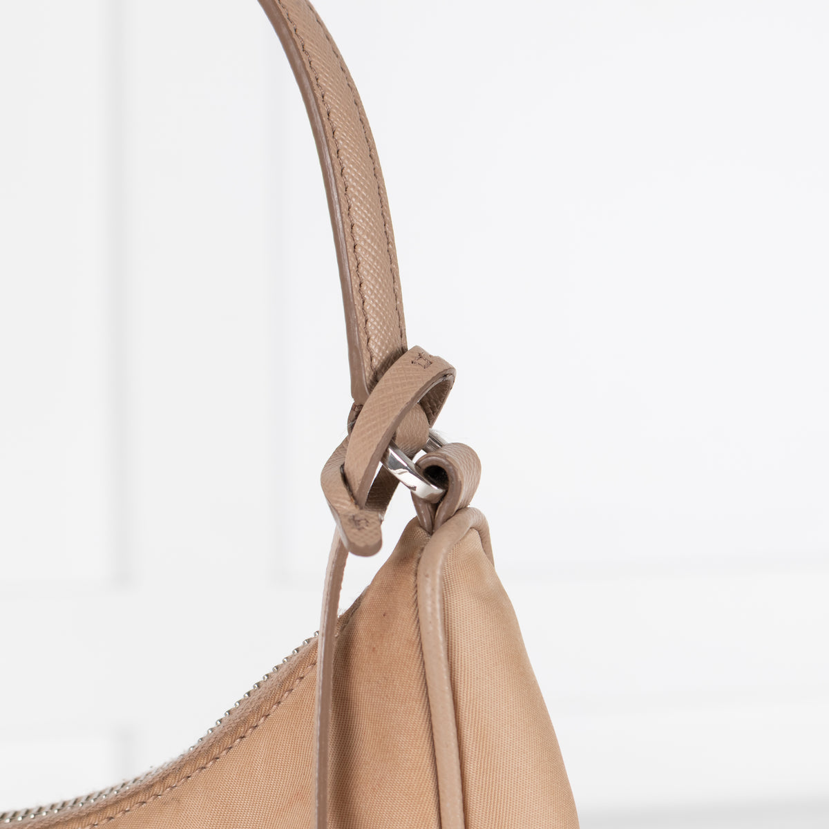 Prada Beige Re-Edition 2005 Re-Nylon Mini Bag