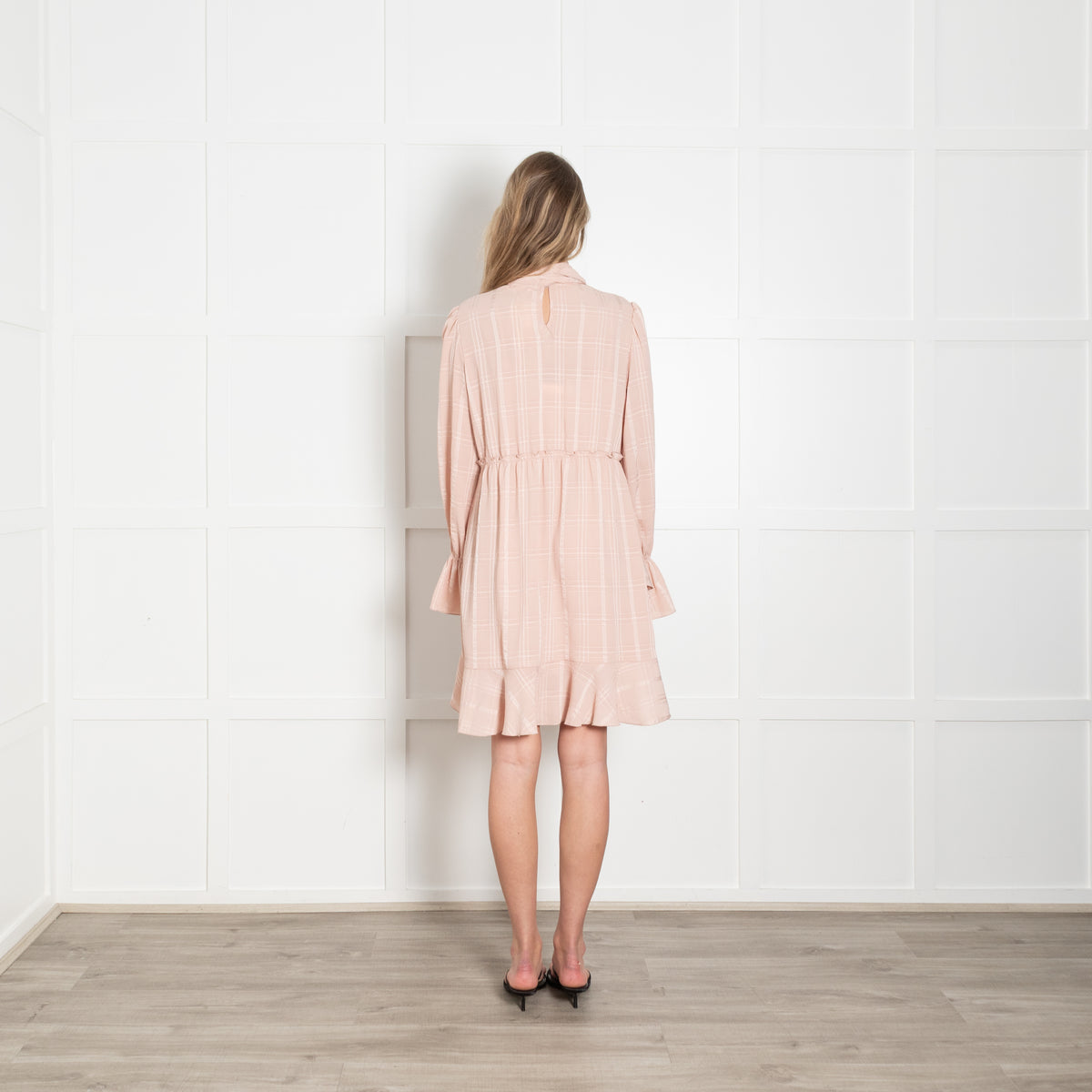 See By Chloe Smoky Pink Frilled Short Dress