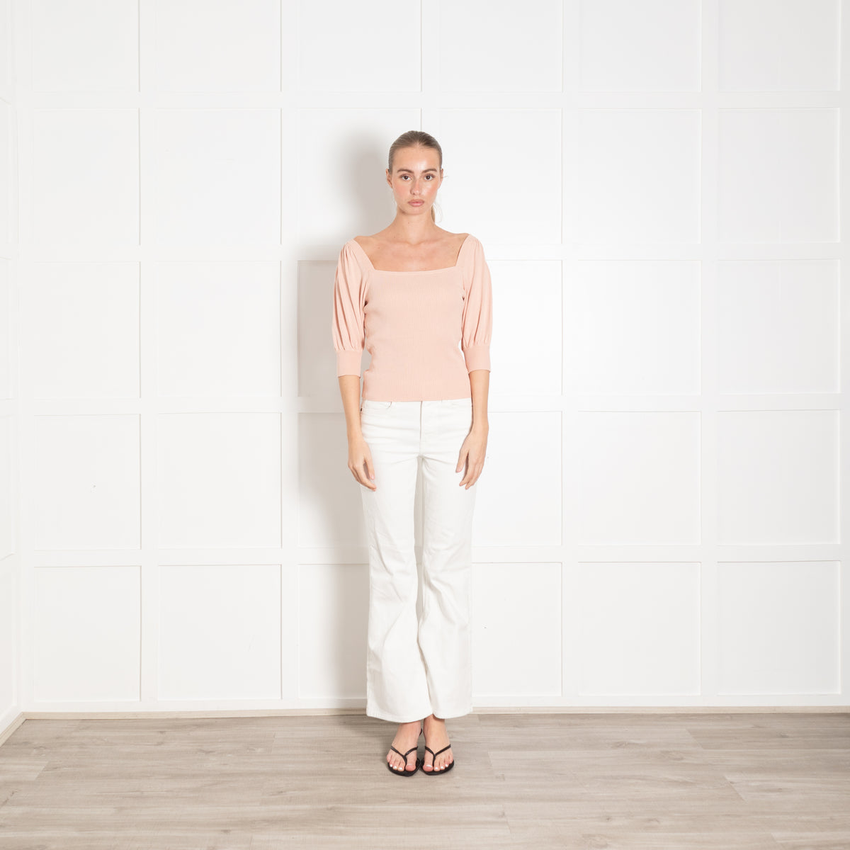 ByTimo Blush Pink Rib Knit Jumper
