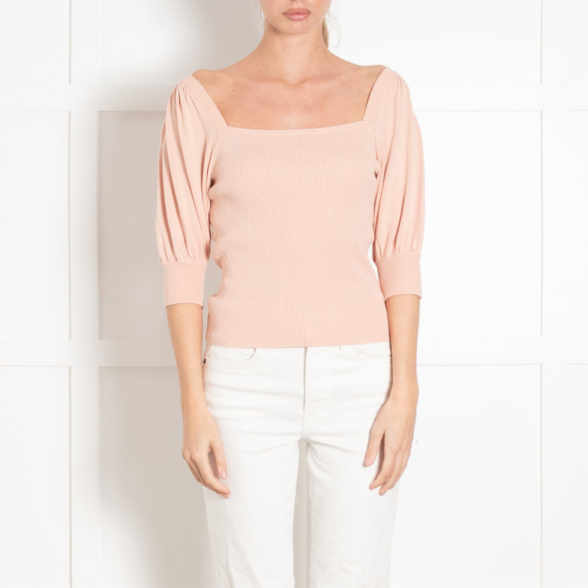 ByTimo Blush Pink Rib Knit Jumper