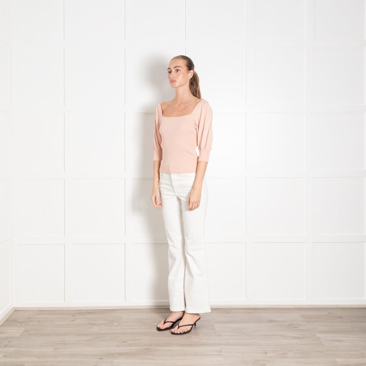 ByTimo Blush Pink Rib Knit Jumper