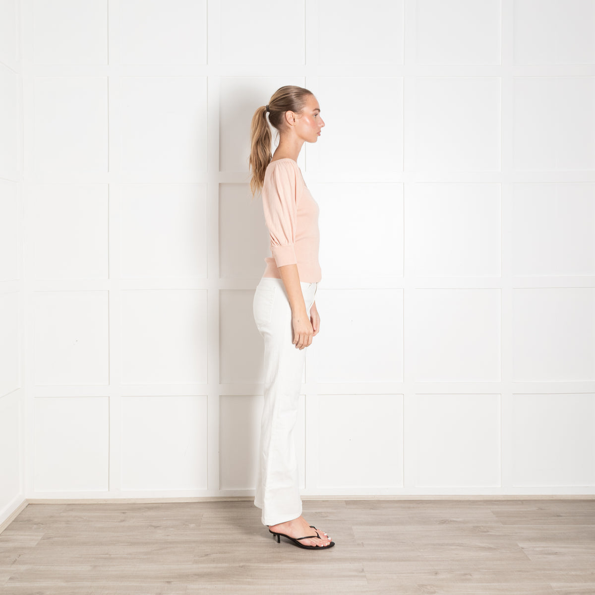 ByTimo Blush Pink Rib Knit Jumper