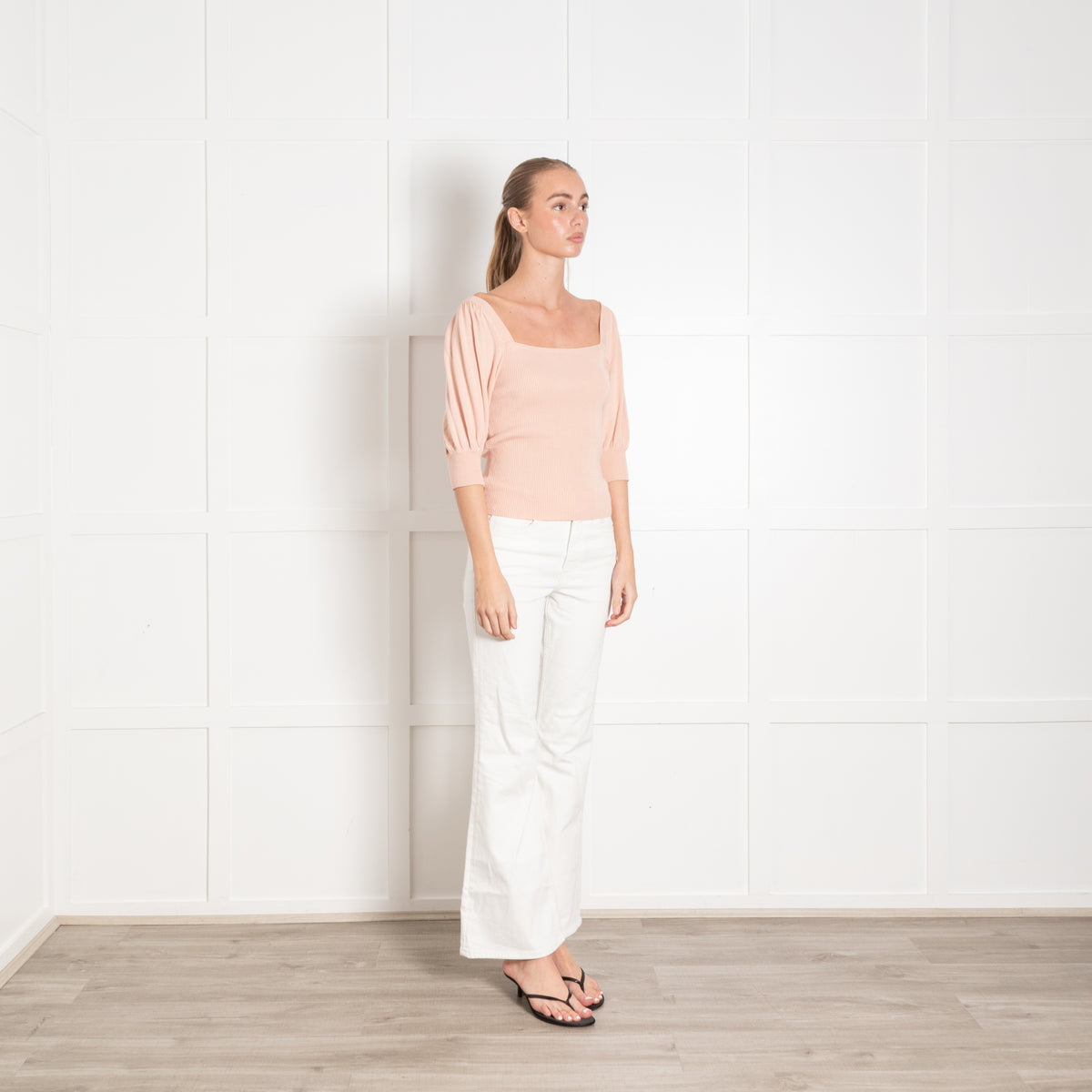 ByTimo Blush Pink Rib Knit Jumper