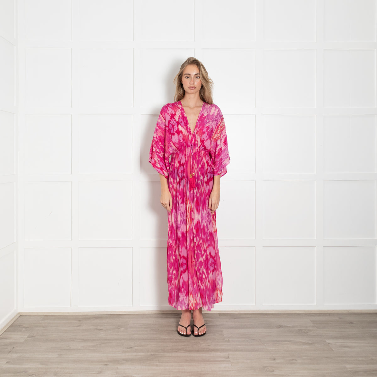 Sophia Alexia Magical Magenta Capri Kimono Dress