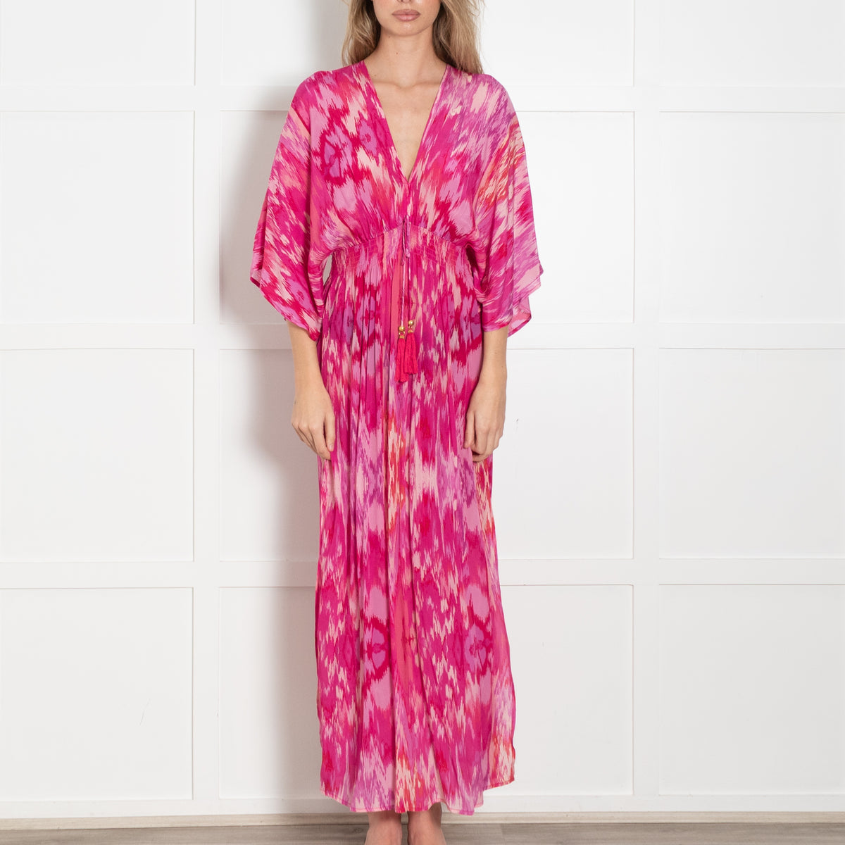 Sophia Alexia Magical Magenta Capri Kimono Dress