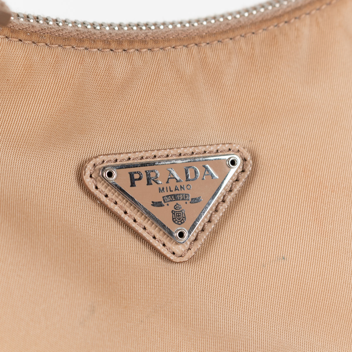 Prada Beige Re-Edition 2005 Re-Nylon Mini Bag