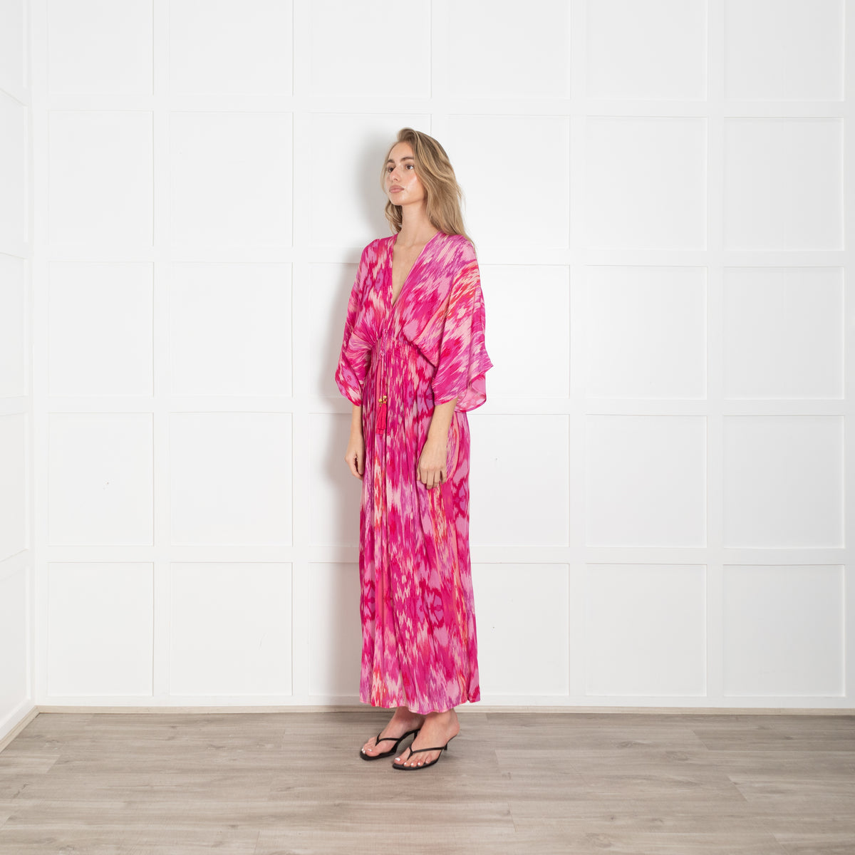 Sophia Alexia Magical Magenta Capri Kimono Dress