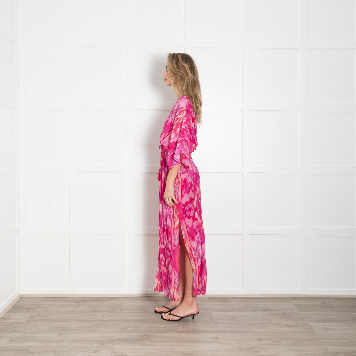 Sophia Alexia Magical Magenta Capri Kimono Dress