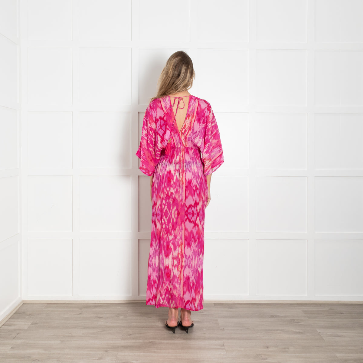 Sophia Alexia Magical Magenta Capri Kimono Dress
