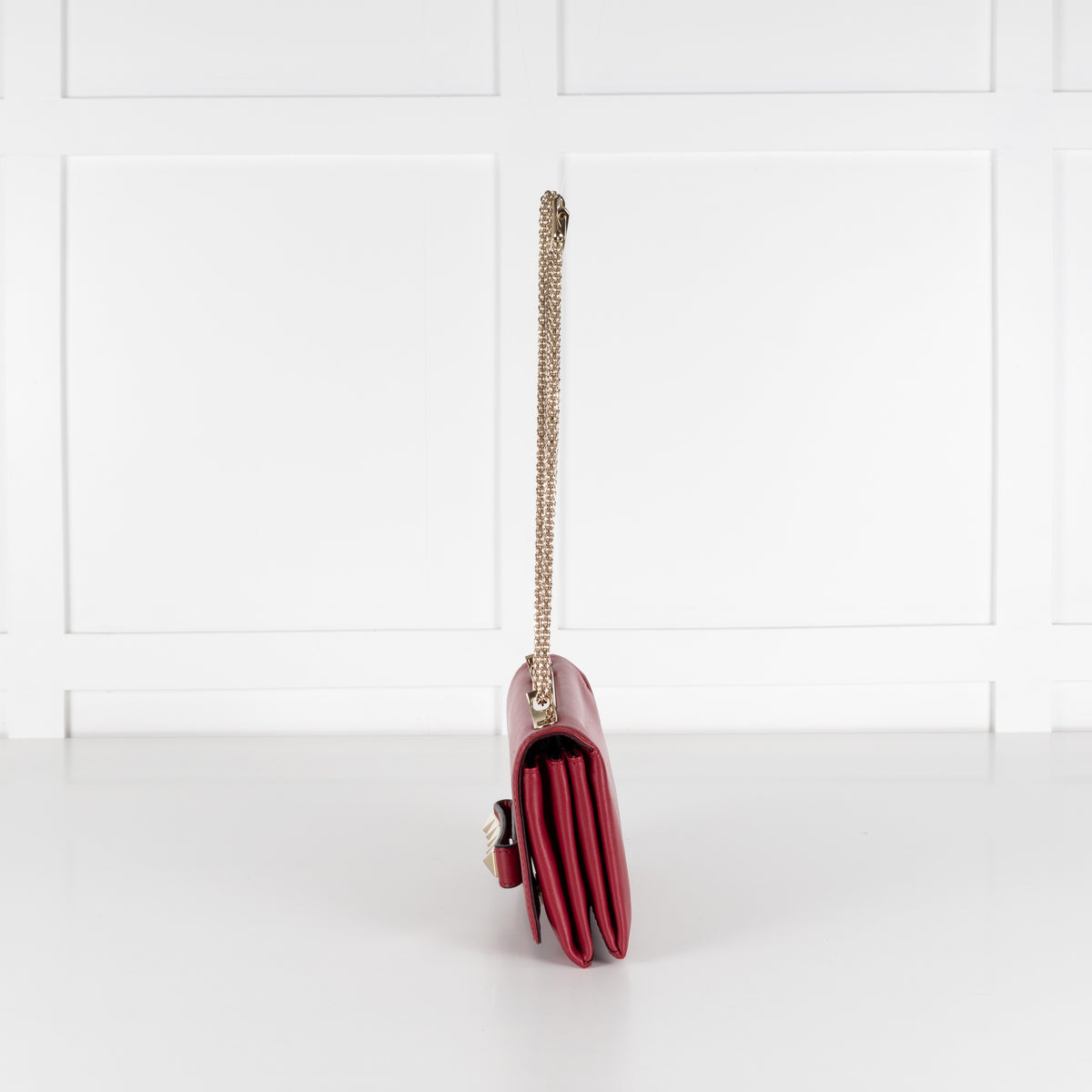Valentino Red Leather Vavavoom Shoulder Bag