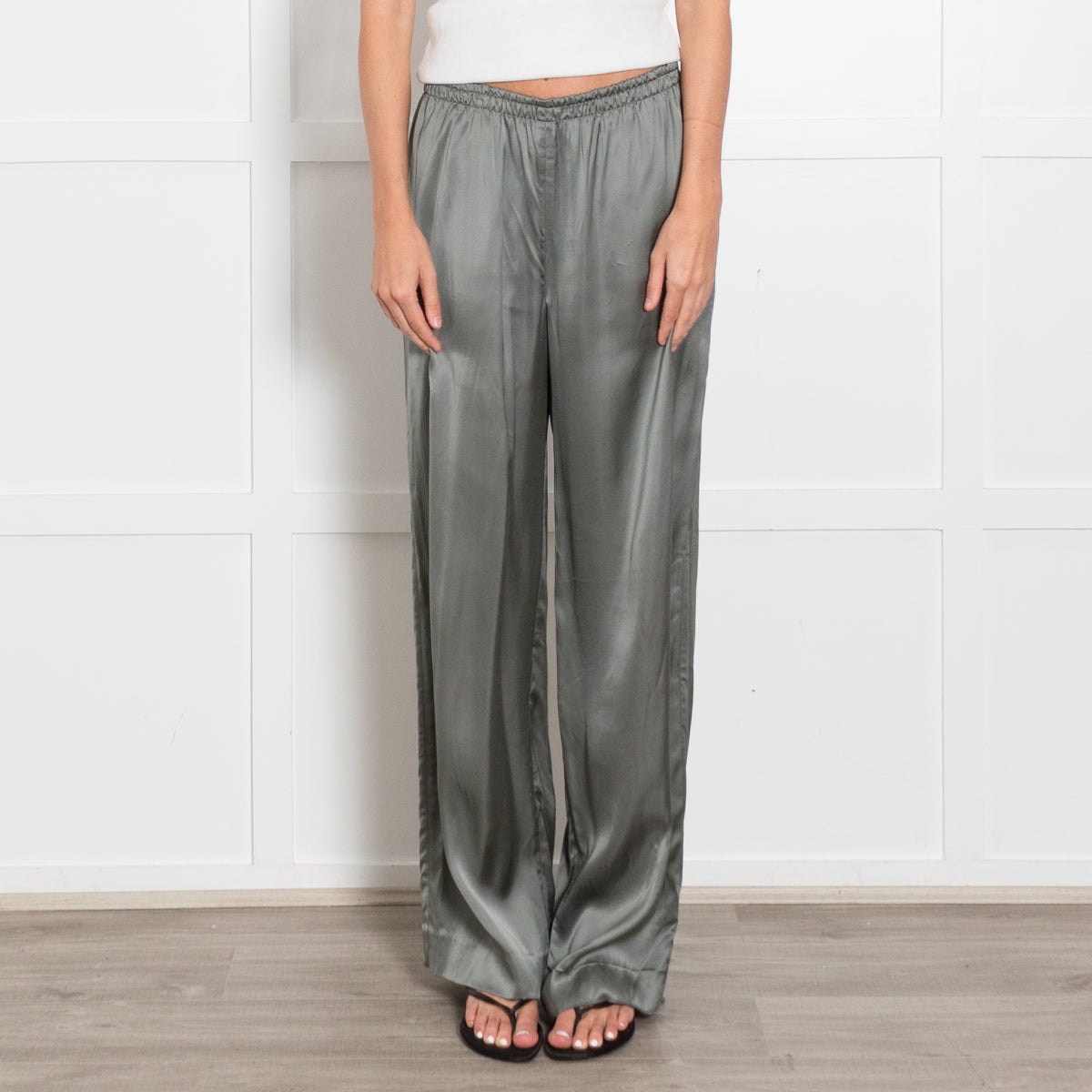 Vince Green Elasticated Waist Trousers