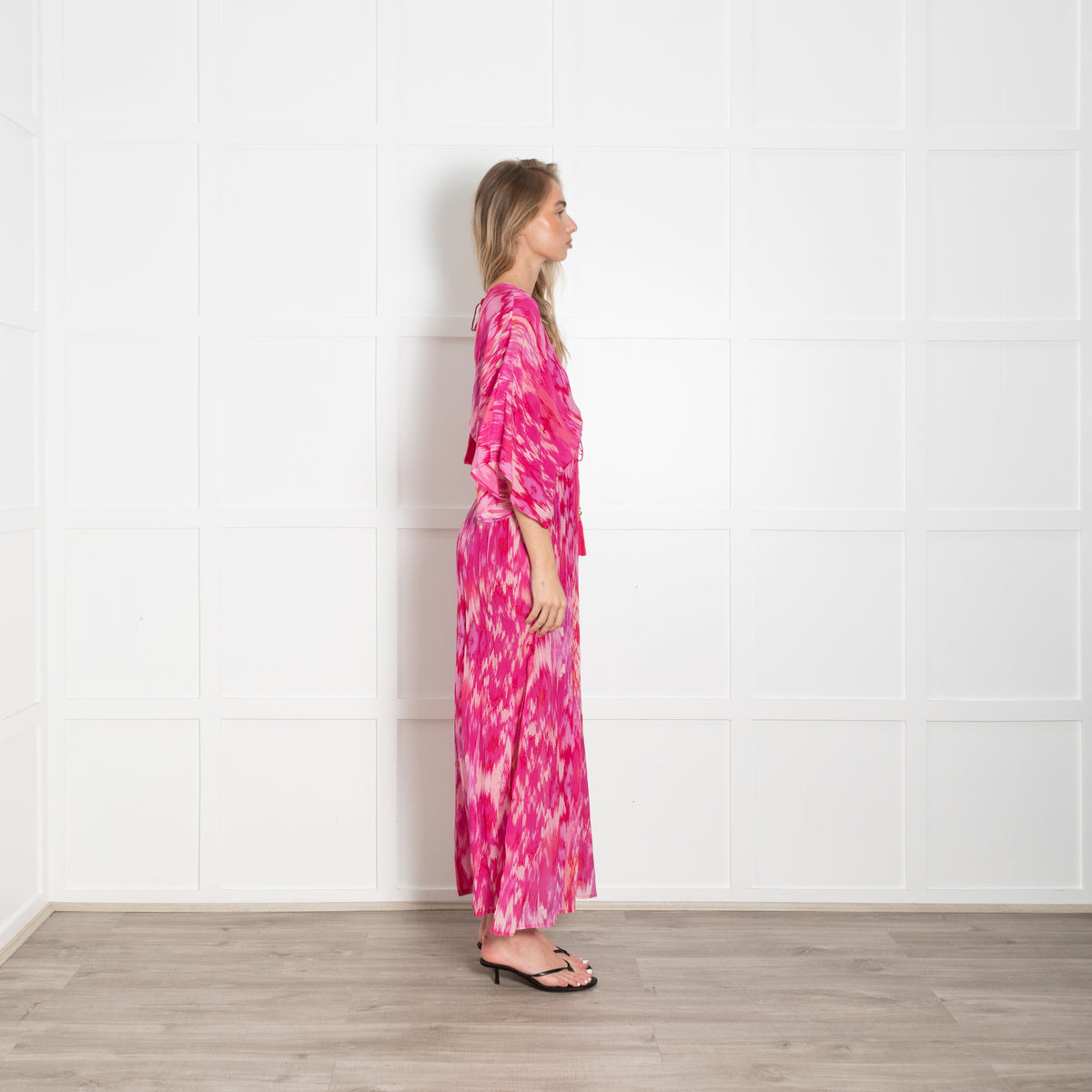 Sophia Alexia Magical Magenta Capri Kimono Dress