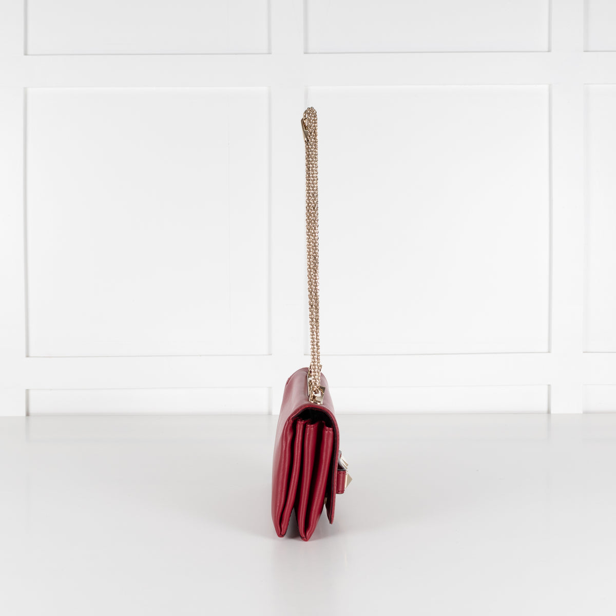 Valentino Red Leather Vavavoom Shoulder Bag