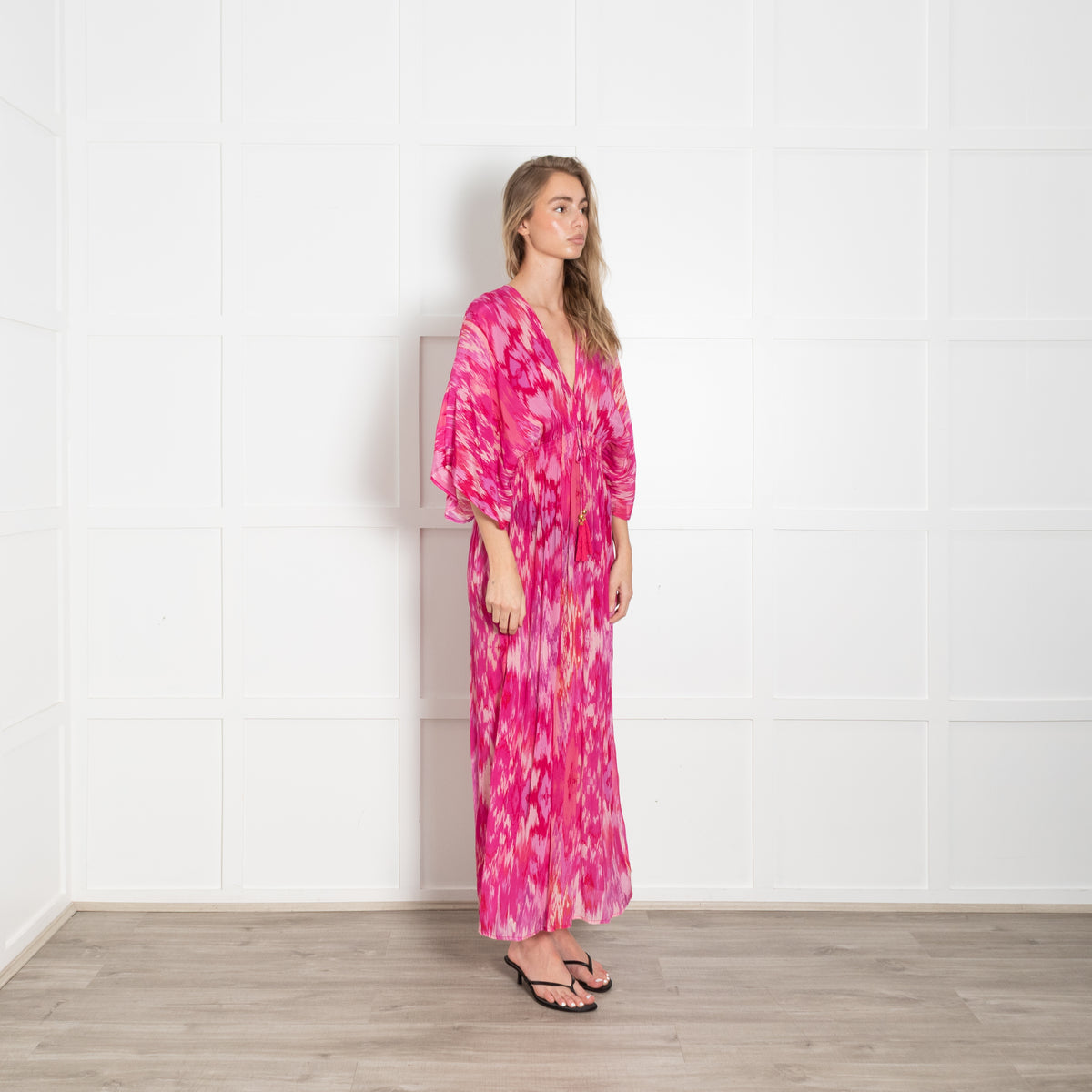 Sophia Alexia Magical Magenta Capri Kimono Dress
