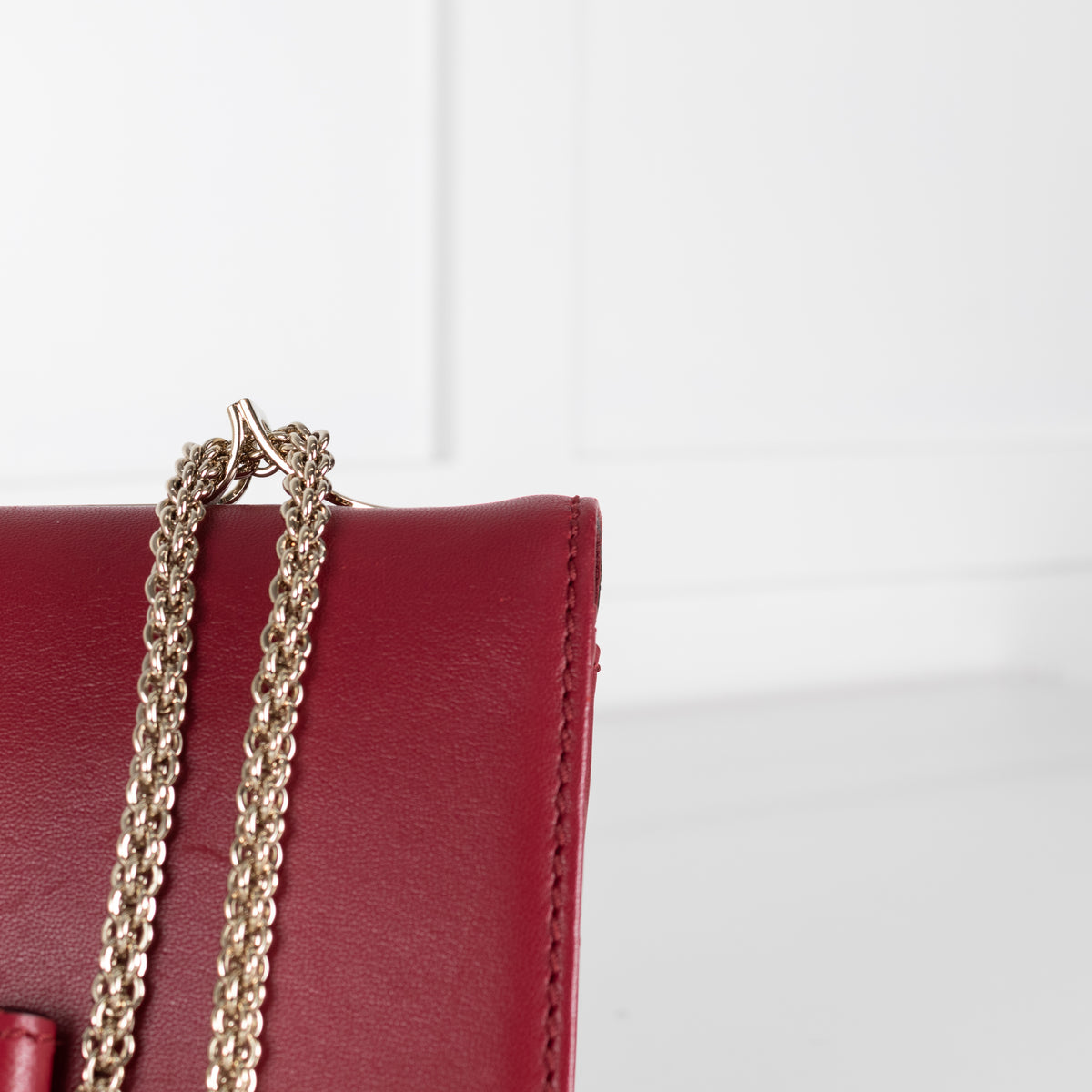 Valentino Red Leather Vavavoom Shoulder Bag