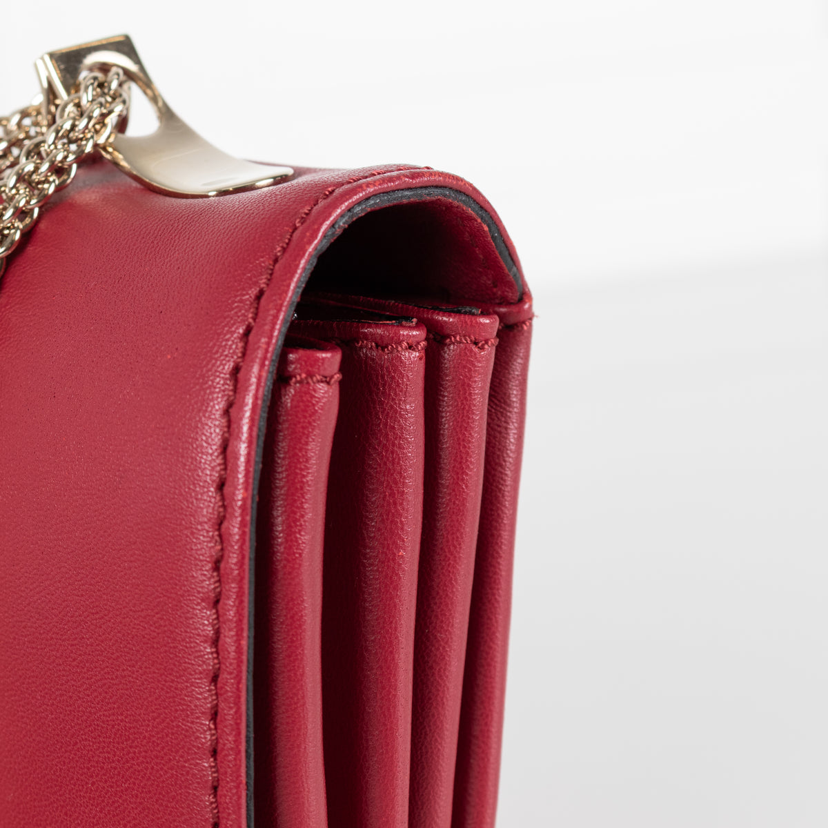 Valentino Red Leather Vavavoom Shoulder Bag
