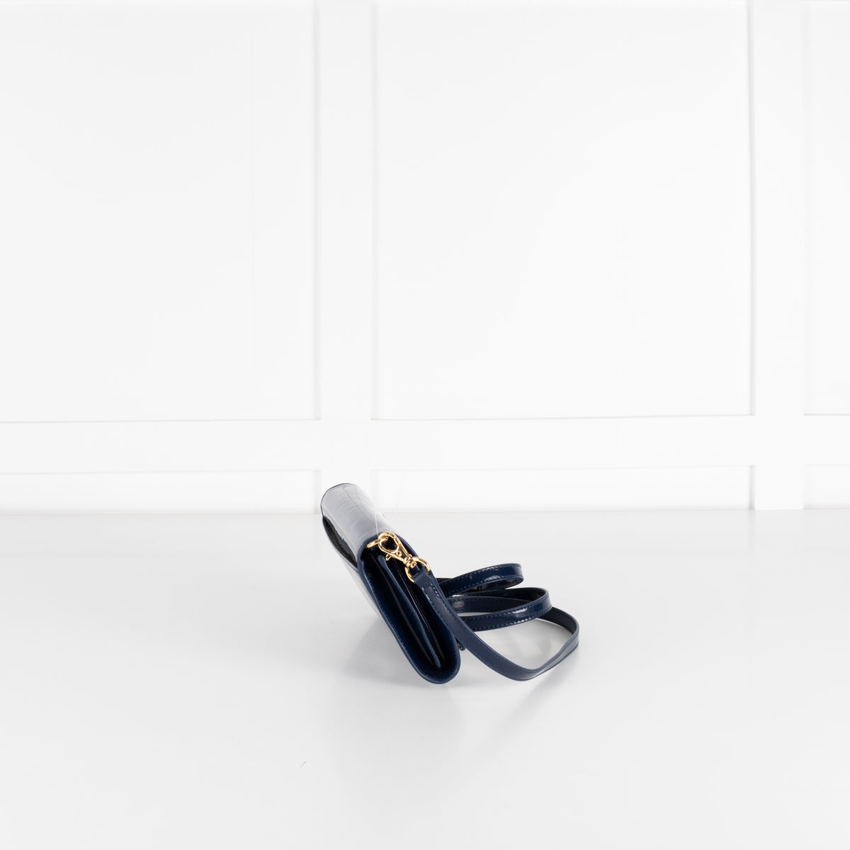 Tory Burch Navy Patent Small Crossbody Bag