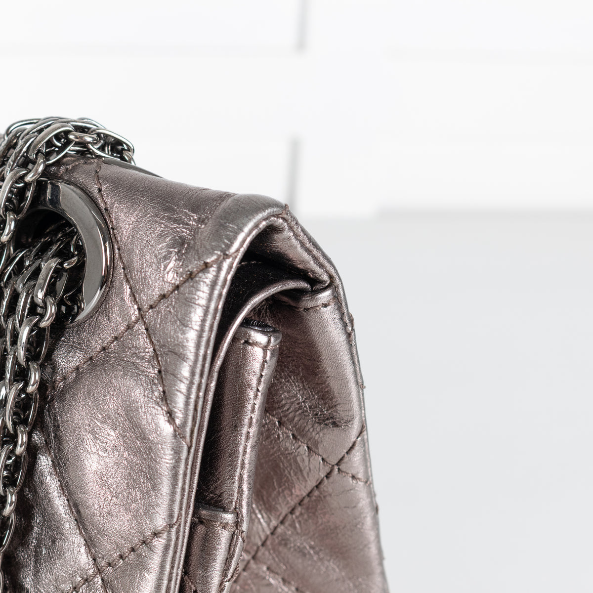 Chanel 2.55 Reissue Maxi Metallic Shoulder Bag