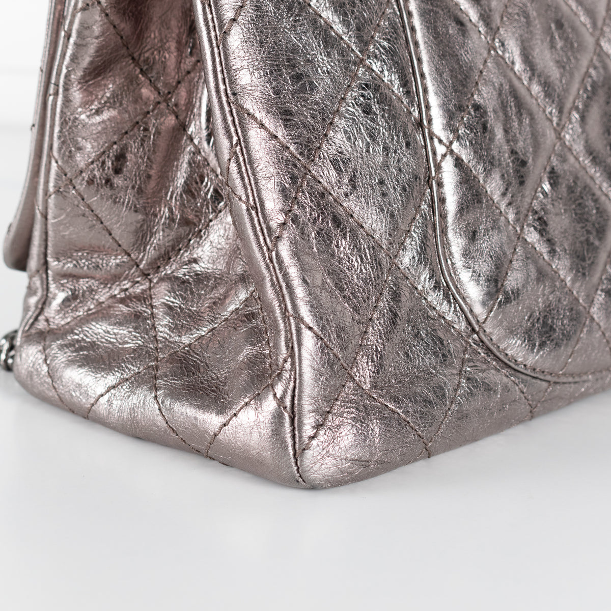 Chanel 2.55 Reissue Maxi Metallic Shoulder Bag