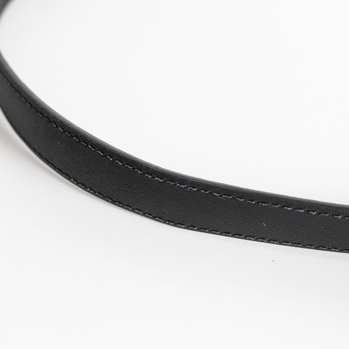Gucci GG Marmont Black Leather Belt