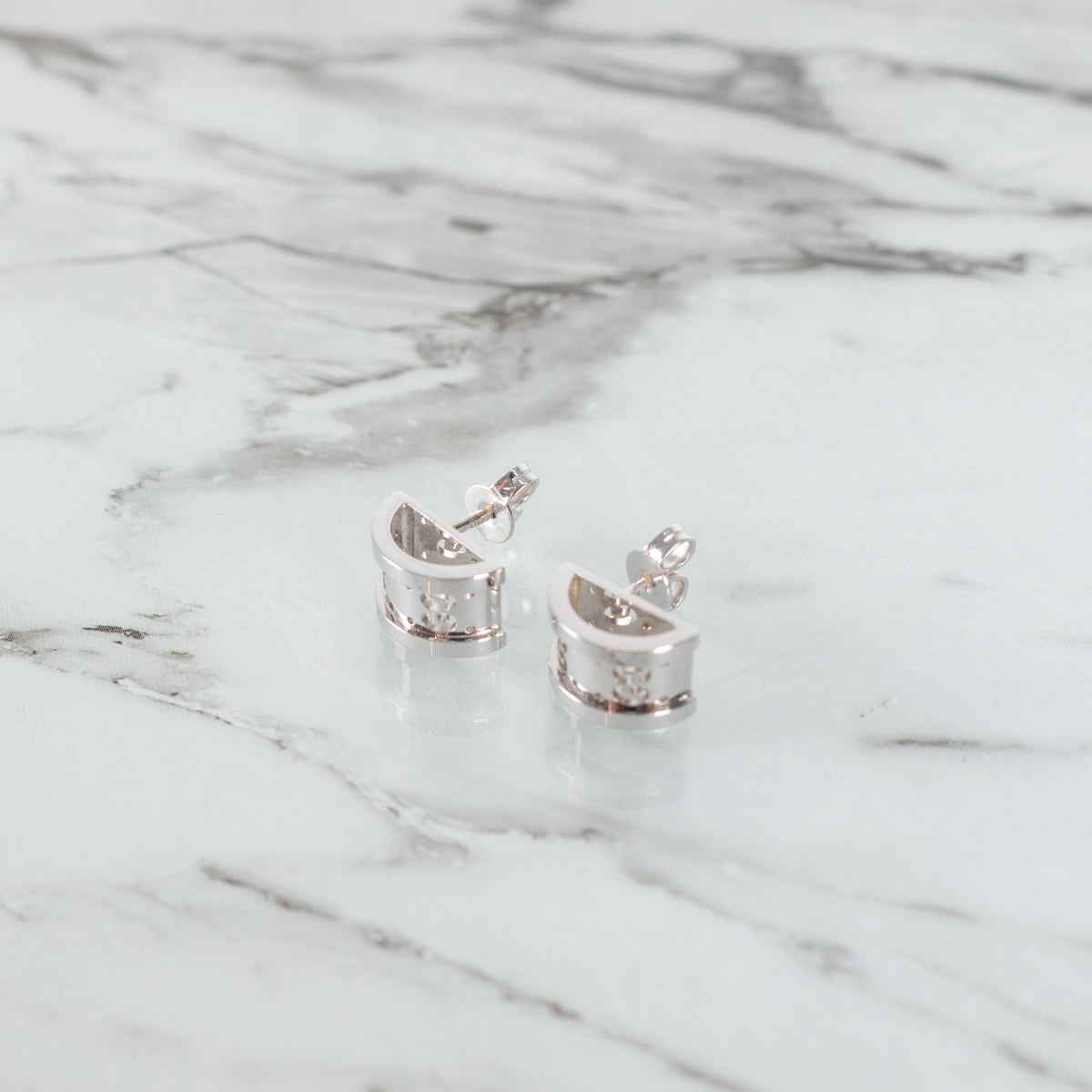 Gucci Silver Icon Twirl 18kt Earrings