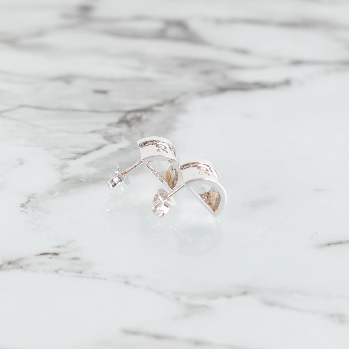 Gucci Silver Icon Twirl 18kt Earrings
