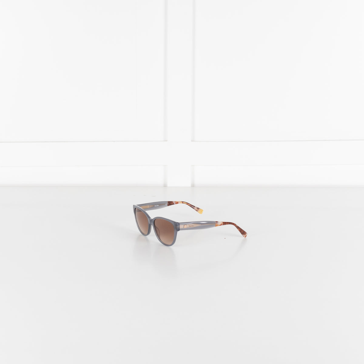 Max Mara Grey Blue Acetate Sunglasses