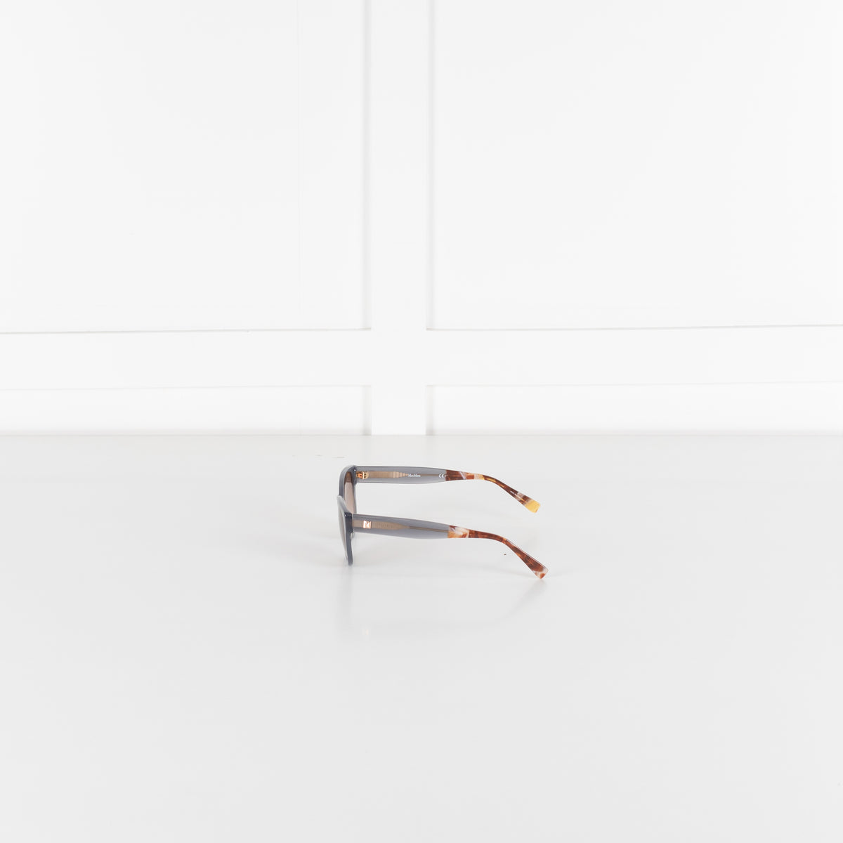Max Mara Grey Blue Acetate Sunglasses