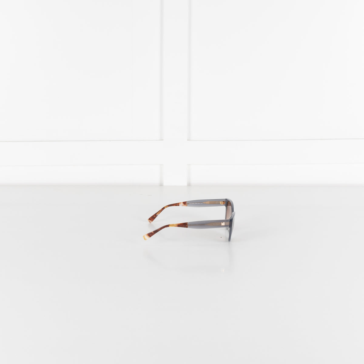 Max Mara Grey Blue Acetate Sunglasses