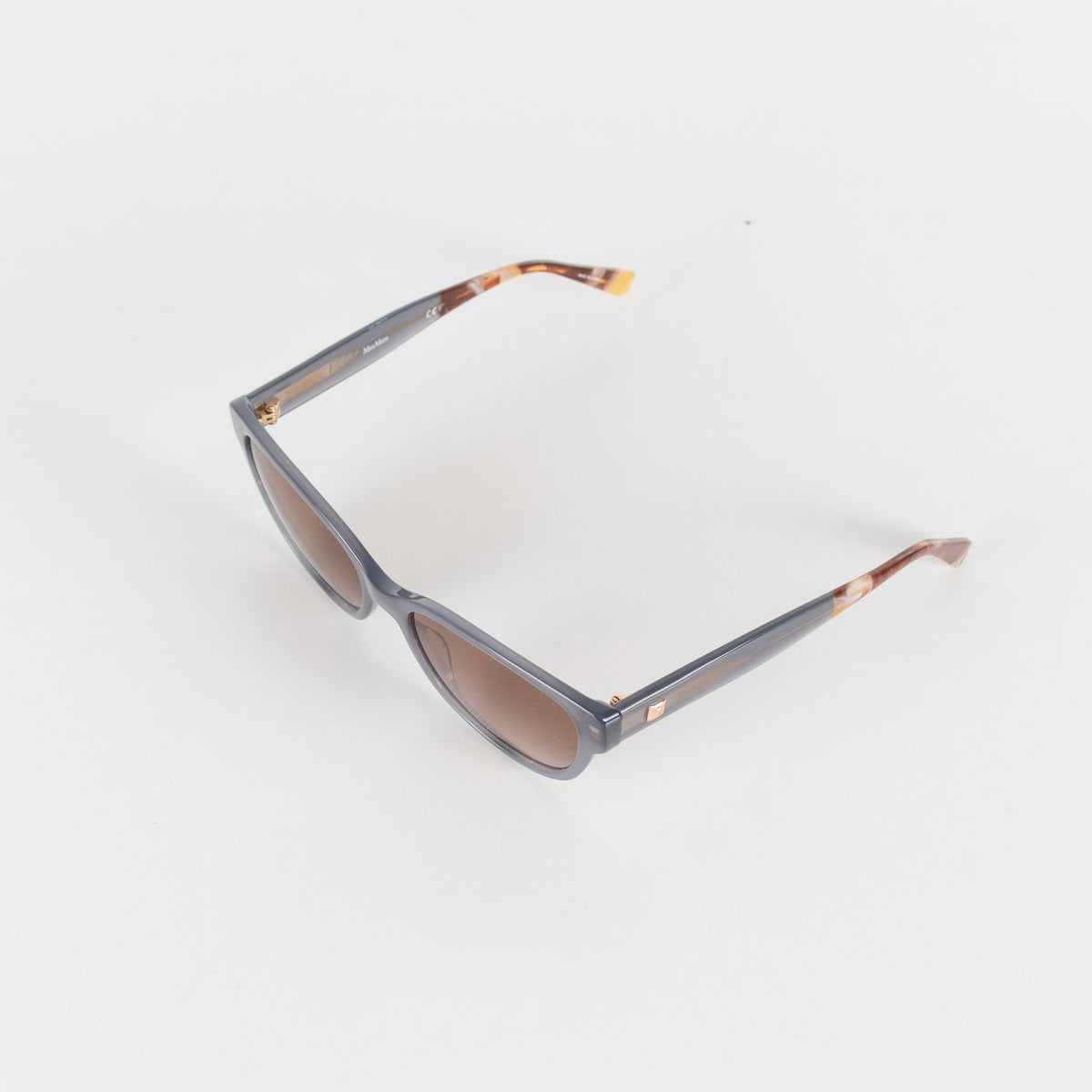 Max Mara Grey Blue Acetate Sunglasses