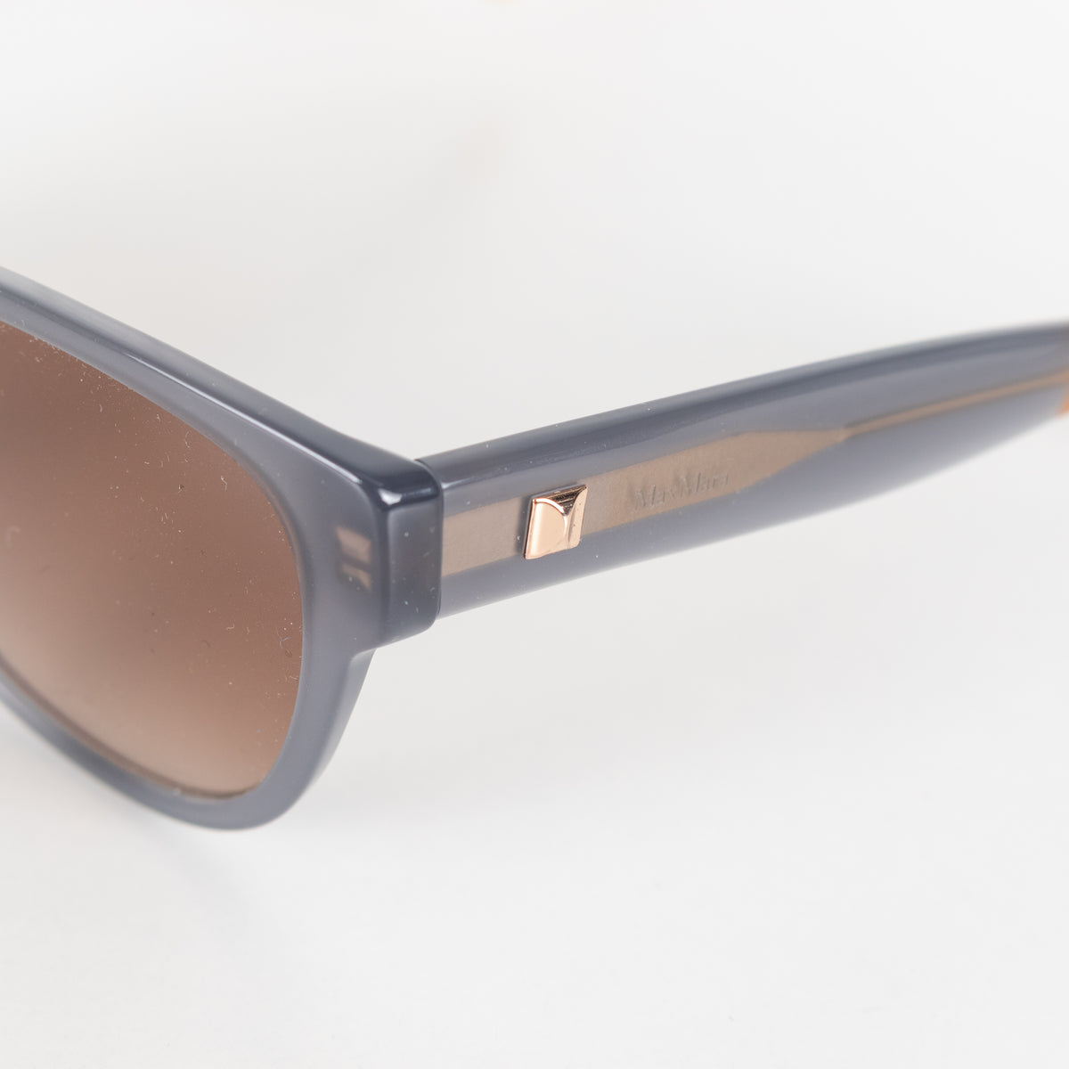 Max Mara Grey Blue Acetate Sunglasses