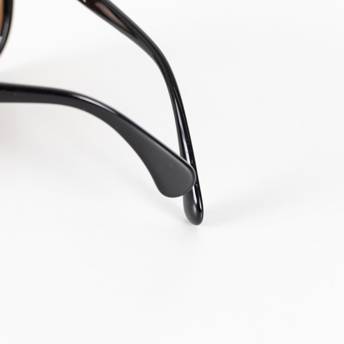Chanel Black Cat Eye Shape Interlocking CC Logo Sunglasses