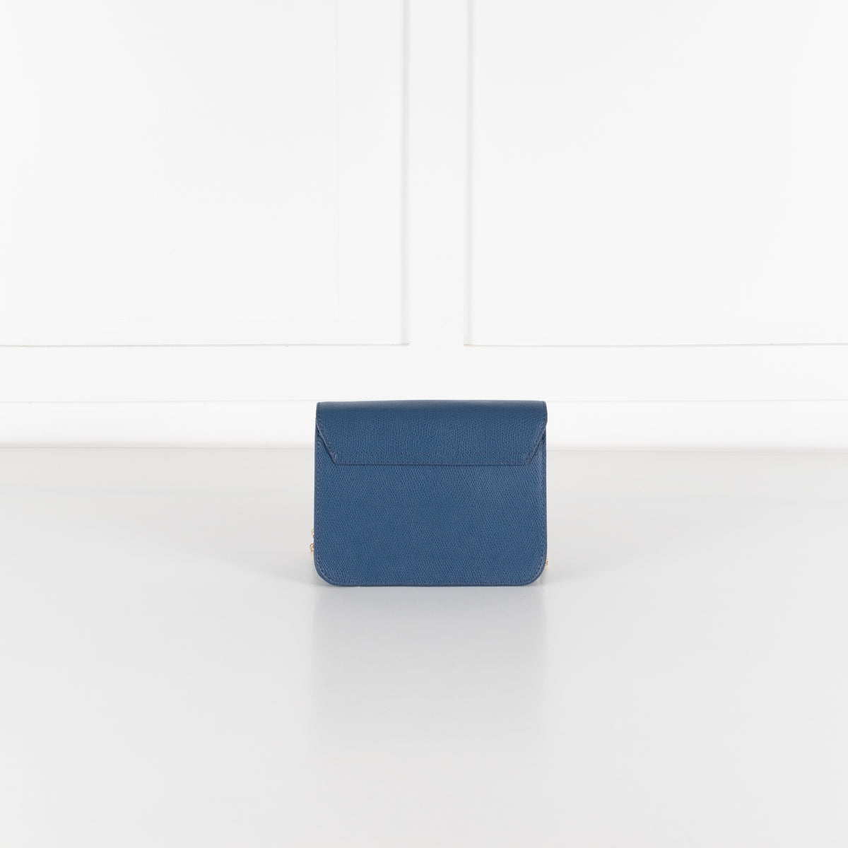 Furla Denim Blue Metropolis Crossbody Leather Bag
