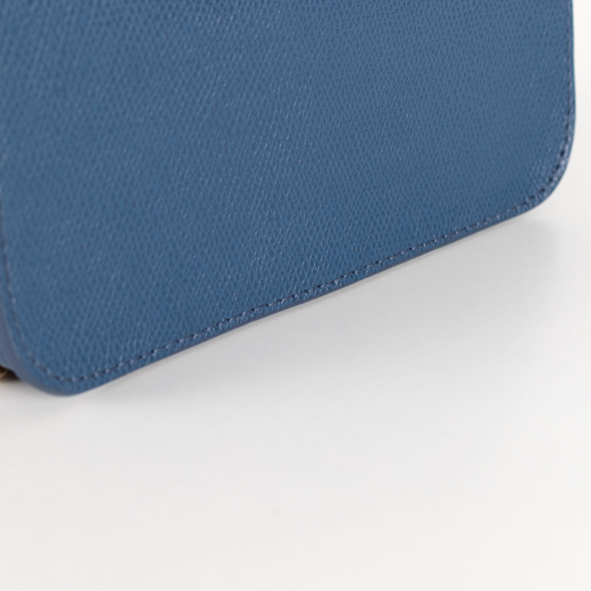 Furla Denim Blue Metropolis Crossbody Leather Bag