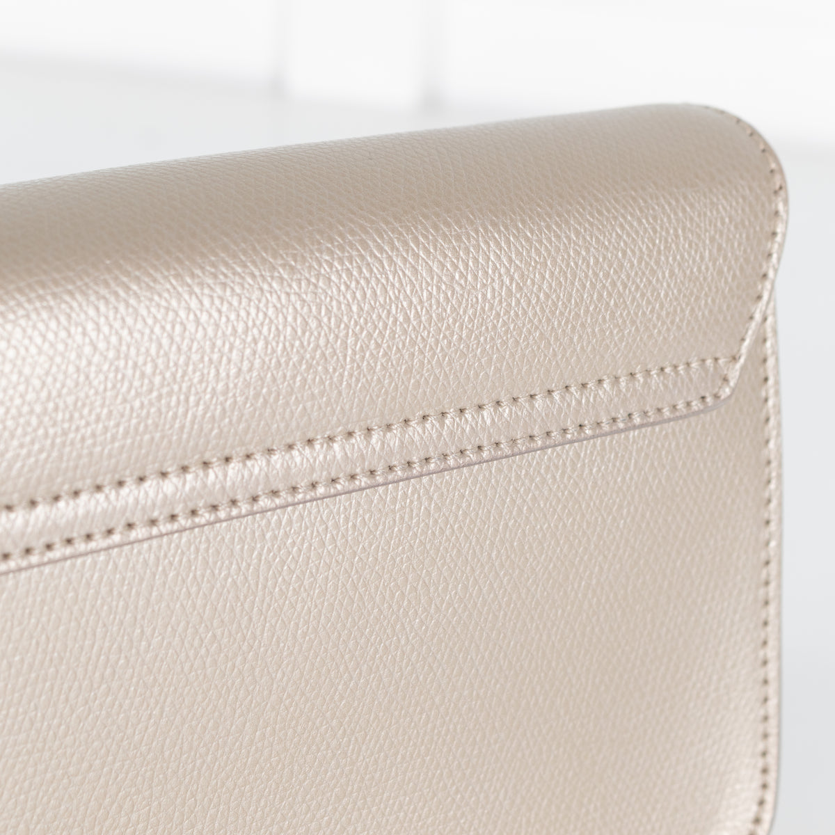 Furla Gold Metropolis Crossbody Leather Bag
