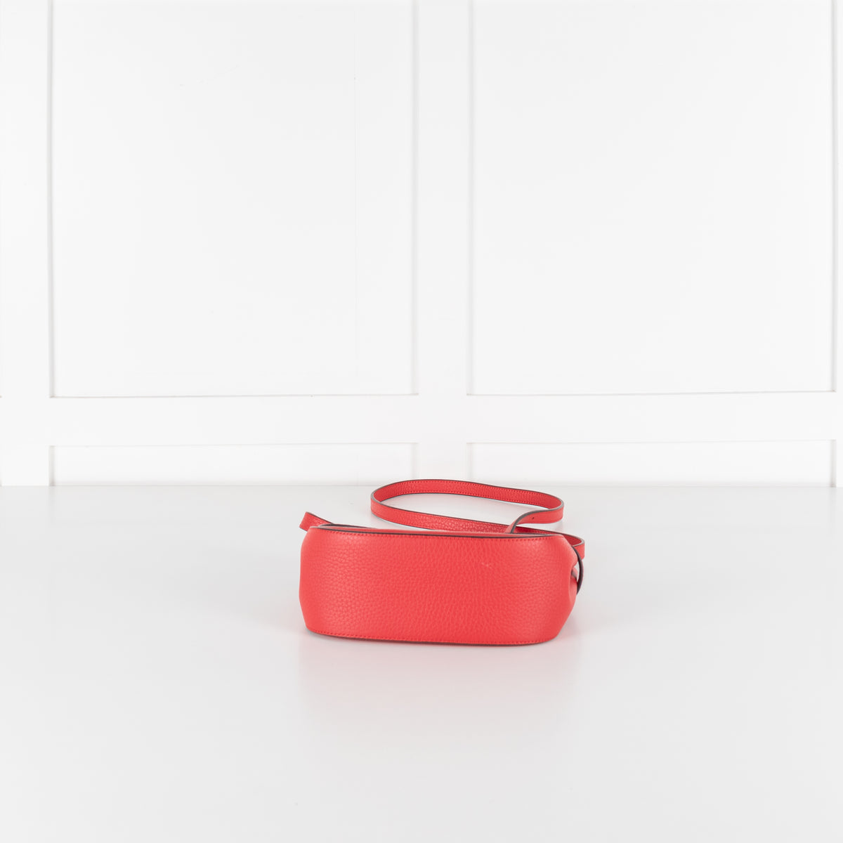 Mulberry Red Amberley Small Grainy Leather Satchel Bag