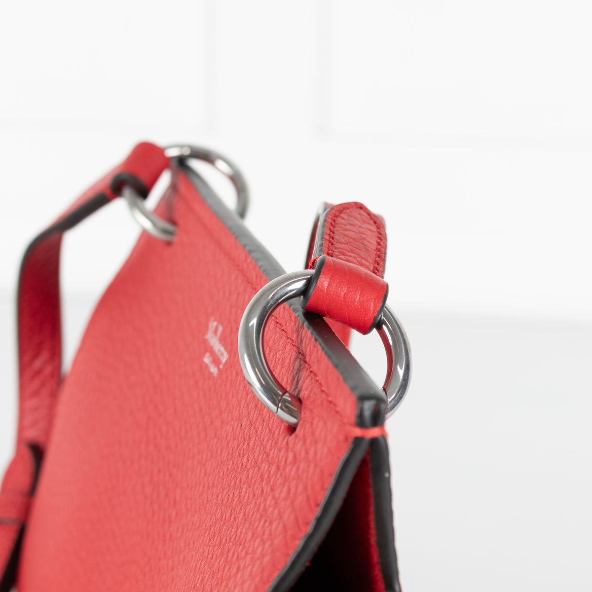 Mulberry Red Amberley Small Grainy Leather Satchel Bag