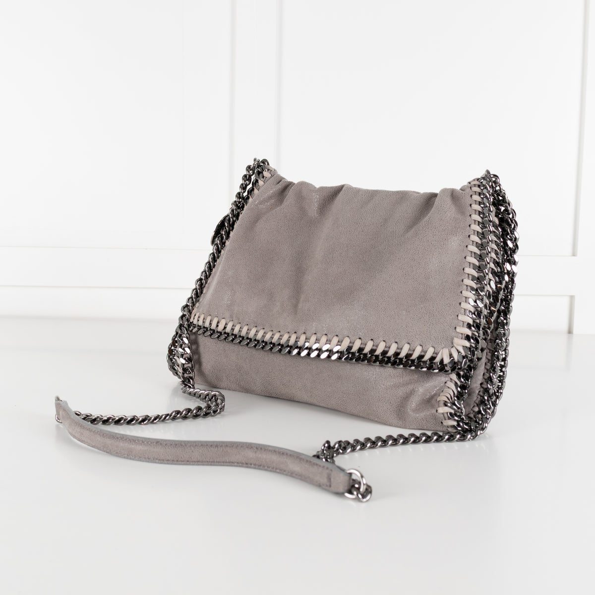 Stella McCartney Grey Falabella Crossbody Bag
