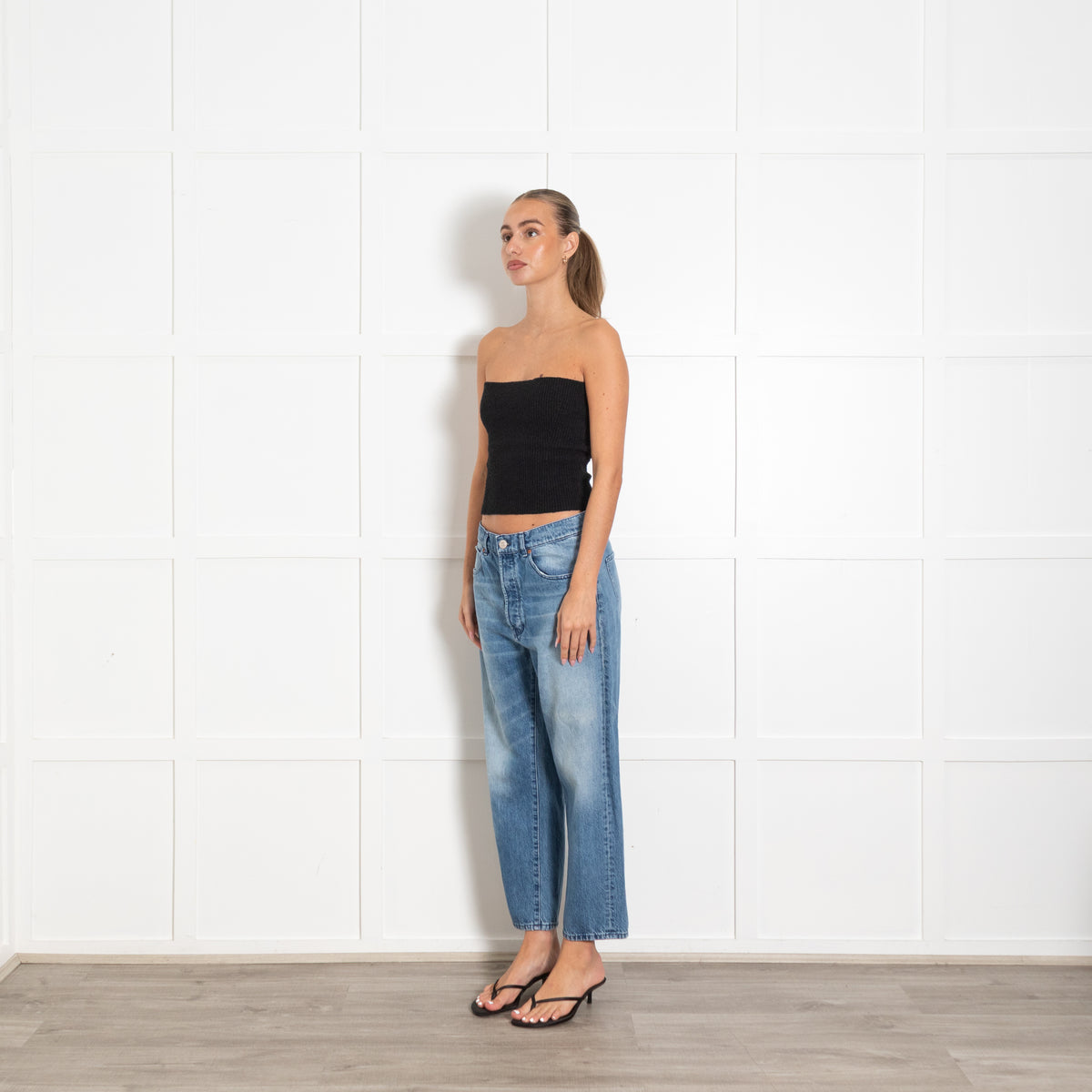 3x1 NYC Blue Wash Cropped Jeans
