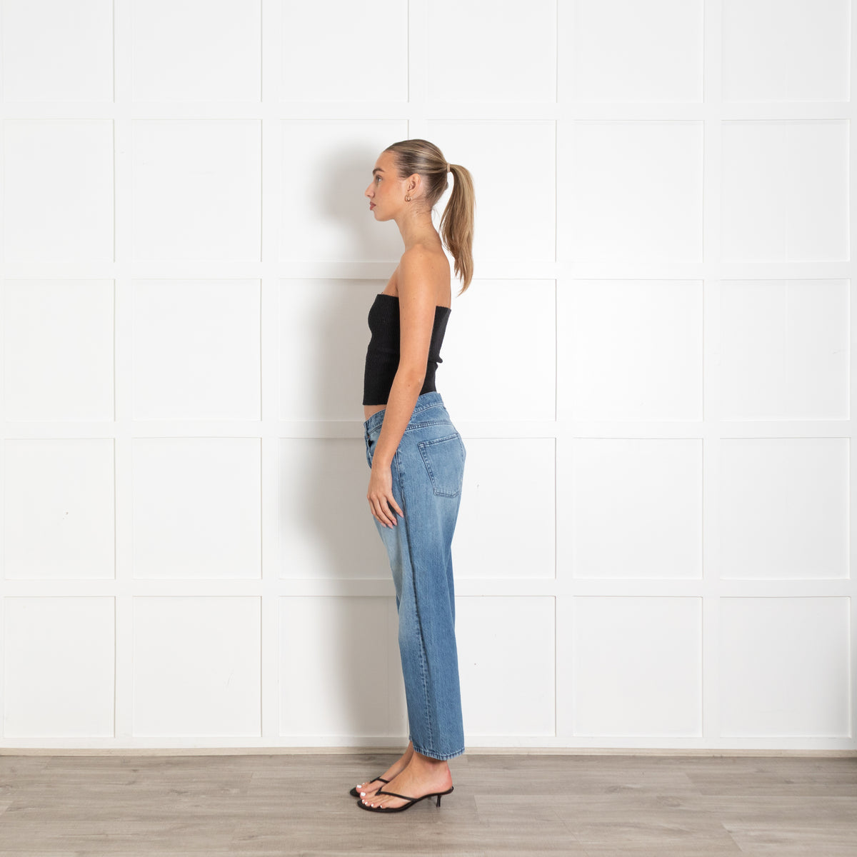 3x1 NYC Blue Wash Cropped Jeans