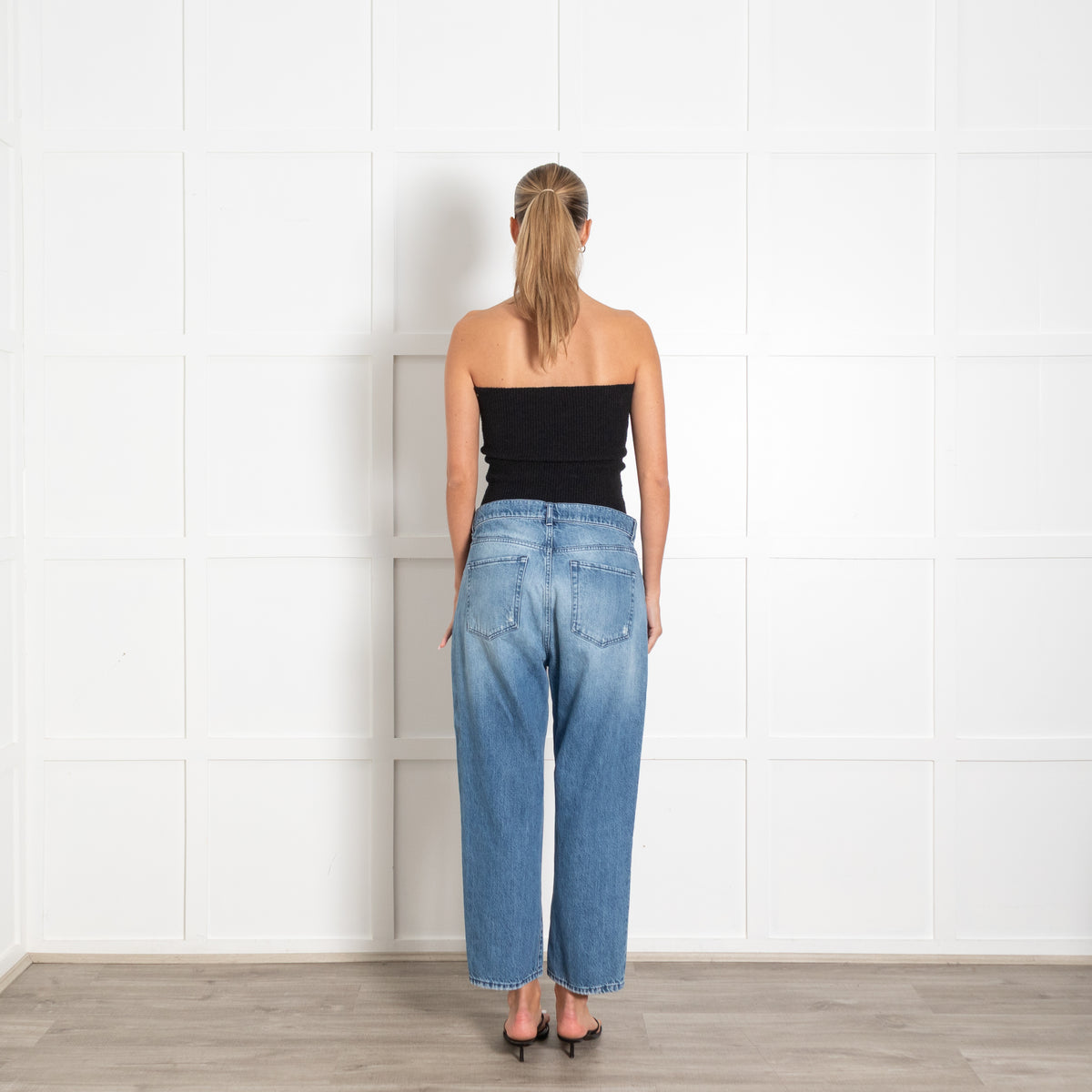 3x1 NYC Blue Wash Cropped Jeans