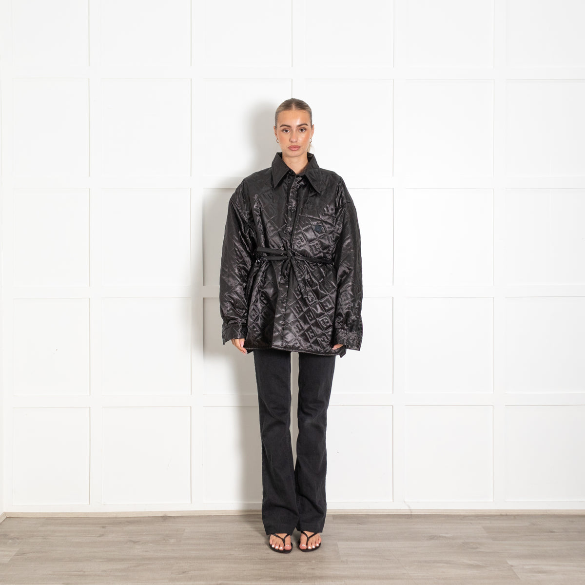 Acne Studios Black Button Down Jacket
