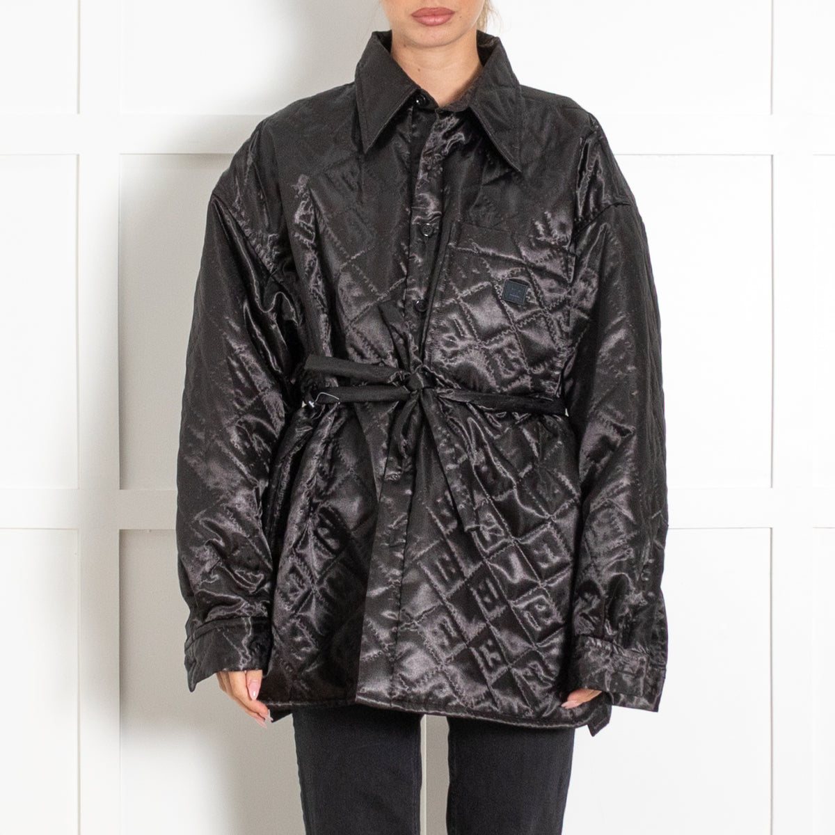 Acne Studios Black Button Down Jacket